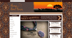 Desktop Screenshot of alwaysabouthorses.com